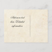  achtergrond met Keltisch patroon Aankondigingskaart (Achterkant)