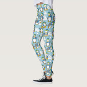 Achtergrond met kleine pinguïns leggings (Links)