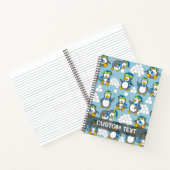 Achtergrond met kleine pinguïns notitieboek (Binnen)