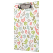 achtergrond met kleurrijke siervogels klembord (Links)