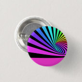 Achtergrond met kleurrijke strepen ronde button 3,2 cm (Voorkant /achterkant)