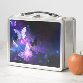 Achtergrond met nachtvliegen (In situ)