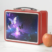 Achtergrond met nachtvliegen (In situ)