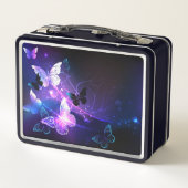 Achtergrond met nachtvliegen (Achterkant)