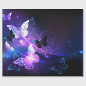 Achtergrond met nachtvliegen cadeaupapier (Vlak)