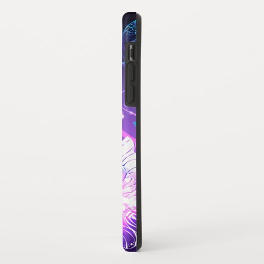 Achtergrond met nachtvliegen Case-Mate iPhone case (Achterkant/links)