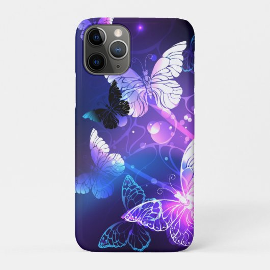 Achtergrond met nachtvliegen Case-Mate iPhone case (Achterkant)