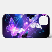 Achtergrond met nachtvliegen Case-Mate iPhone case (Achterkant (horizontaal))