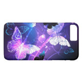 Achtergrond met nachtvliegen Case-Mate iPhone case (Achterkant (Horizontaal))