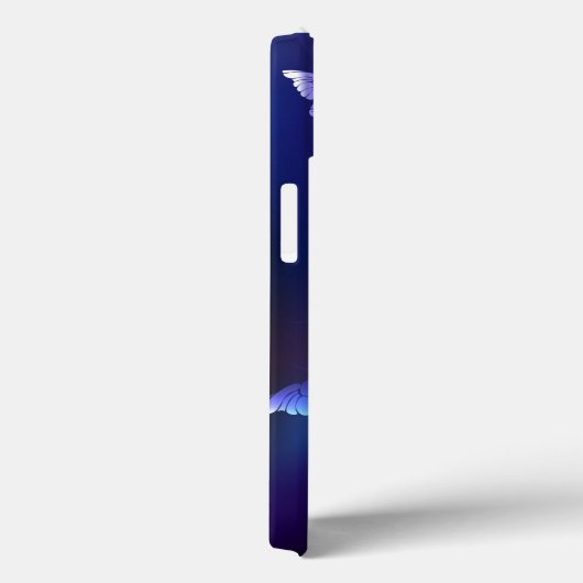 Achtergrond met nachtvliegen Case-Mate iPhone case (Achterkant / Rechts)