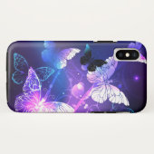 Achtergrond met nachtvliegen Case-Mate iPhone case (Achterkant (horizontaal))