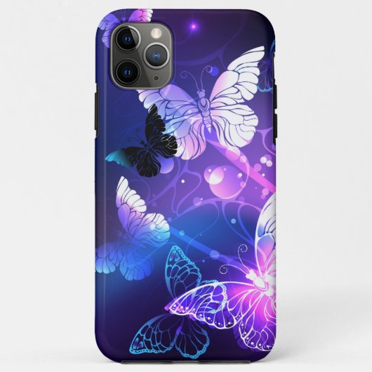 Achtergrond met nachtvliegen Case-Mate iPhone case (Achterkant)