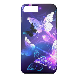 Achtergrond met nachtvliegen 	iPhone 8/7 plus hoesje