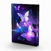 Achtergrond met nachtvliegen fotoblokken (Rechts)