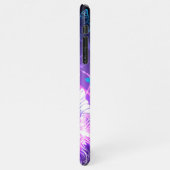 Achtergrond met nachtvliegen iPhone hoesje (Linkerkant)