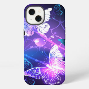 Achtergrond met nachtvliegen iPhone 13 hoesje