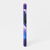 Achtergrond met nachtvliegen iPhone hoesje (Rechterkant)