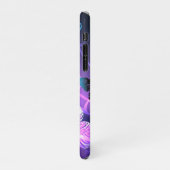 Achtergrond met nachtvliegen iPhone hoesje (Linkerkant)