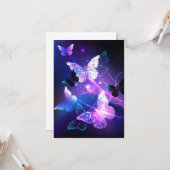 Achtergrond met nachtvliegen kaart (Voorkant / Achterkant in situ)