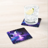 Achtergrond met nachtvliegen kartonnen onderzetters (Insitu)