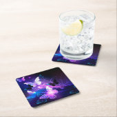 Achtergrond met nachtvliegen kartonnen onderzetters (Insitu)