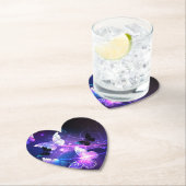 Achtergrond met nachtvliegen kartonnen onderzetters (Insitu)