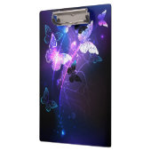 Achtergrond met nachtvliegen klembord (Links)