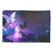 Achtergrond met nachtvliegen kussensloop (Achterkant-Links)