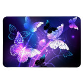 Achtergrond met nachtvliegen magneet (Horizontaal)