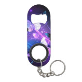 Achtergrond met nachtvliegen mini flessenopener (Achterkant)