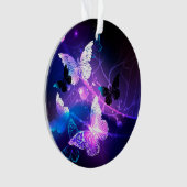 Achtergrond met nachtvliegen ornament (voorkant)