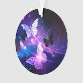 Achtergrond met nachtvliegen ornament (voorkant)