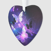 Achtergrond met nachtvliegen ornament (voorkant)