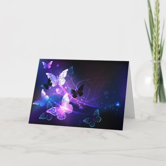 Achtergrond met nachtvliegen programma (Voorkant)