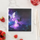 Achtergrond met nachtvliegen servet (Insitu)