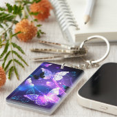 Achtergrond met nachtvliegen sleutelhanger (Voorkant Rechts)