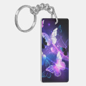 Achtergrond met nachtvliegen sleutelhanger (Voorkant Links)