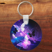 Achtergrond met nachtvliegen sleutelhanger (Voorkant)