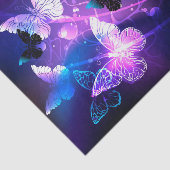 Achtergrond met nachtvliegen tissuepapier (Detail)