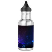 Achtergrond met nachtvliegen waterfles  (Rechts)