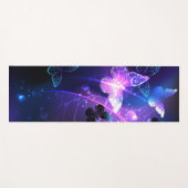 Achtergrond met nachtvliegen yogamat (Voorkant (horizontaal))