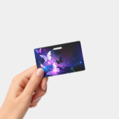 Achtergrond met Nachtvlinders Badge (Handheld)