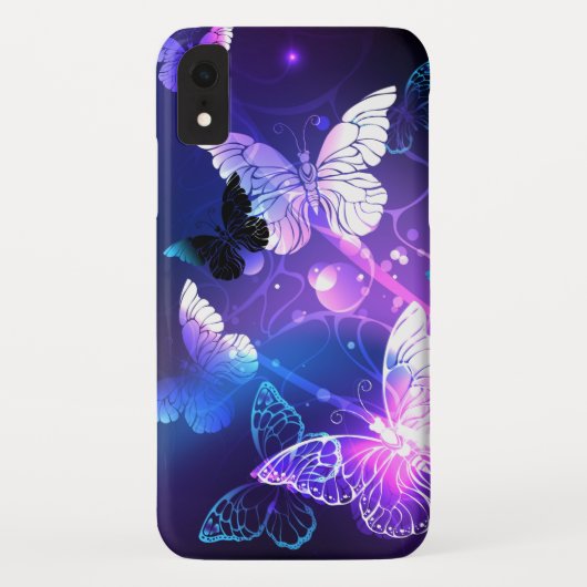 Achtergrond met nachtvlinders Case-Mate iPhone case (Achterkant)