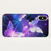 Achtergrond met nachtvlinders Case-Mate iPhone case (Achterkant (horizontaal))