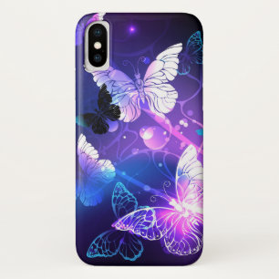 Achtergrond met nachtvlinders Case-Mate iPhone case