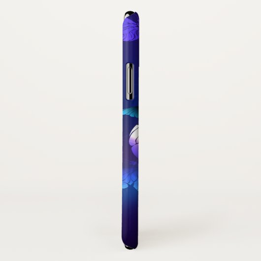 Achtergrond met nachtvlinders Case-Mate iPhone case (Achterkant / rechts)