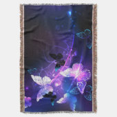 Achtergrond met nachtvlinders deken (Voorkant Verticaal)