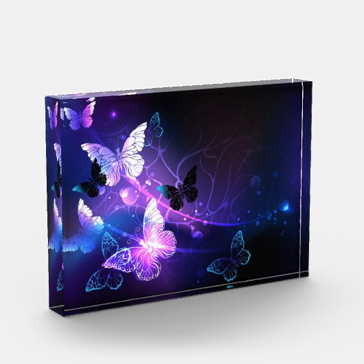 Achtergrond met nachtvlinders fotoblokken (Links)