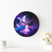 Achtergrond met Nachtvlinders Grote Klok (Huis)