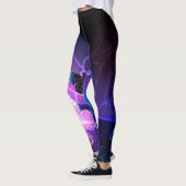 Achtergrond met Nachtvlinders Leggings (Links)